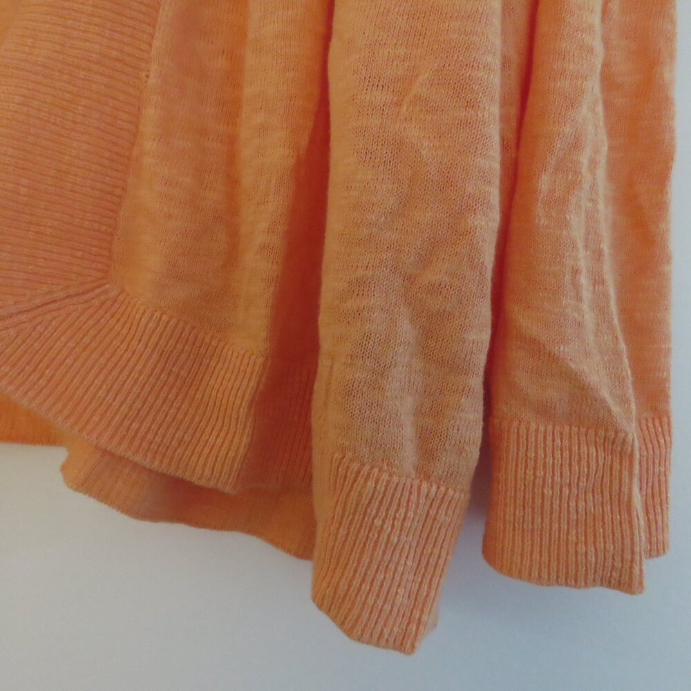 SOFT SURROUNDINGS Playa Bonita Open Front Cardigan in Orange - Size 3XL NWT - Picture 4 of 11
